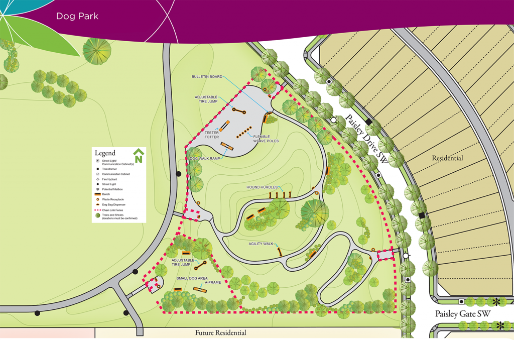 Edmonton OffLeash Dog Park Paisley by Brookfield Residential